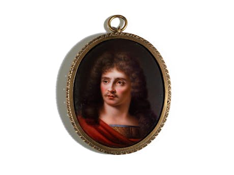 Miniaturportrait des Molière